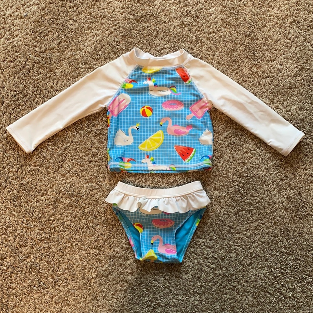 Rash Guard Summer Fun Swimsuit